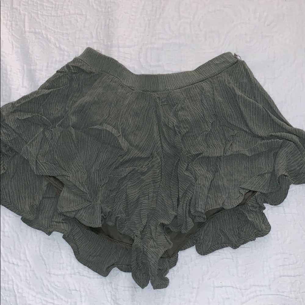 Olive shorts